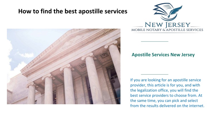 PPT - How to find the best apostille services PowerPoint Presentation, free download - ID:11210894