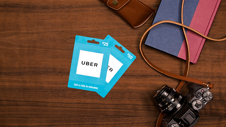 Uber Gift Card- Gift Something Unusual Online for Uber and Uber Eats