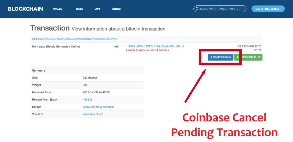 How To Cancel A Coinbase Pending Transaction?