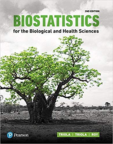 Solution Manual for Biostatistics for the Biological and Health Sciences, 2nd Edition - TestBank23