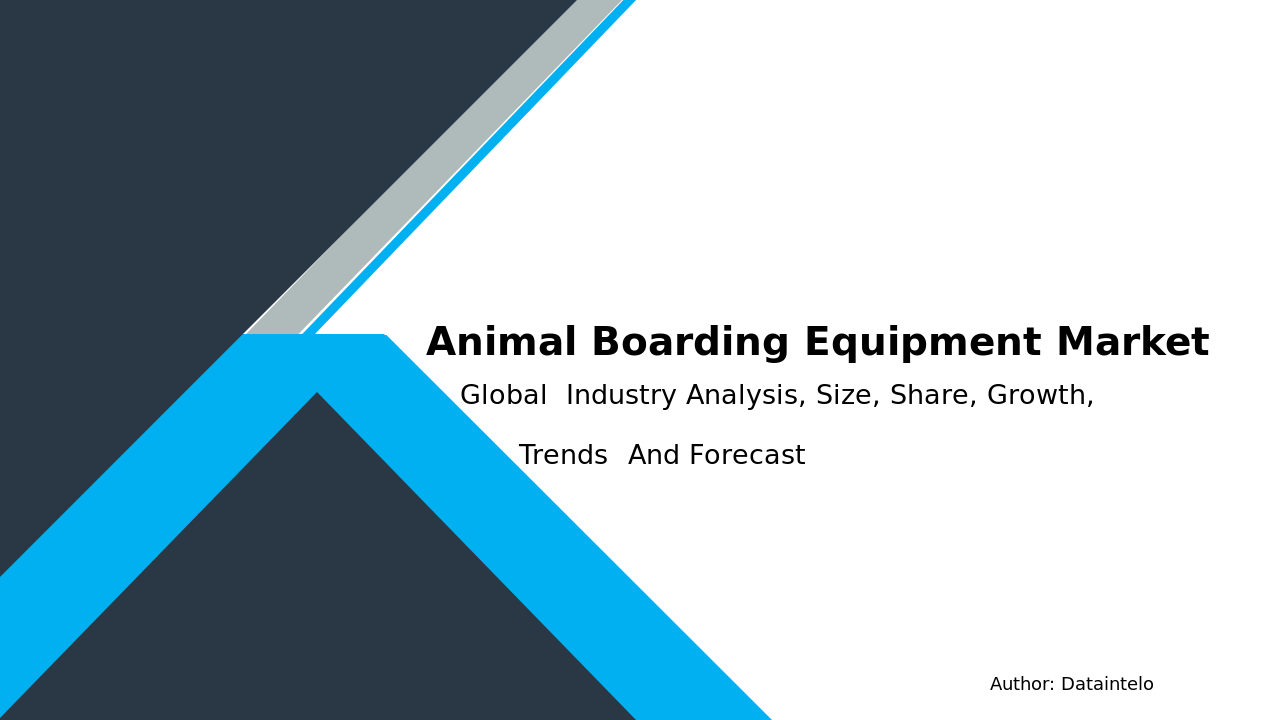 Request For Sample of Animal Boarding Equipment Market Research Report 2032